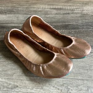 Rose Gold Tieks Flats